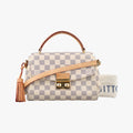 CROISETTE Azur Damier Canvas N41581 TR2137 IC Chipクロワゼット アズール ダミエキャンバス N41581 TR2137 ICチップ