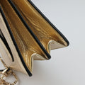 Pre-owned Ferragamo Thalia Golden Leather  shoulderbag | stylenewstar
