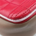 Pre-owned Burberry Lola chain TB Red×Pink×Beige Leather  shoulderbag | stylenewstar