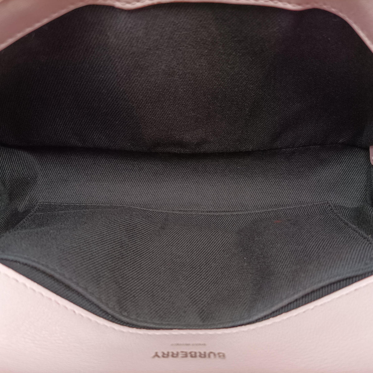 Pre-owned Burberry Lola chain TB Red×Pink×Beige Leather  shoulderbag | stylenewstar