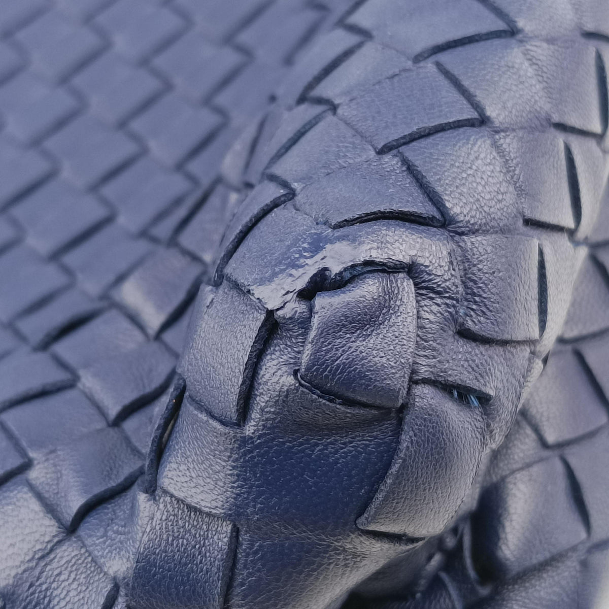 Parachute Intrecciato Purple lambskin B00595587Sパラシュート イントレチャート パープル ラムスキン B00595587S