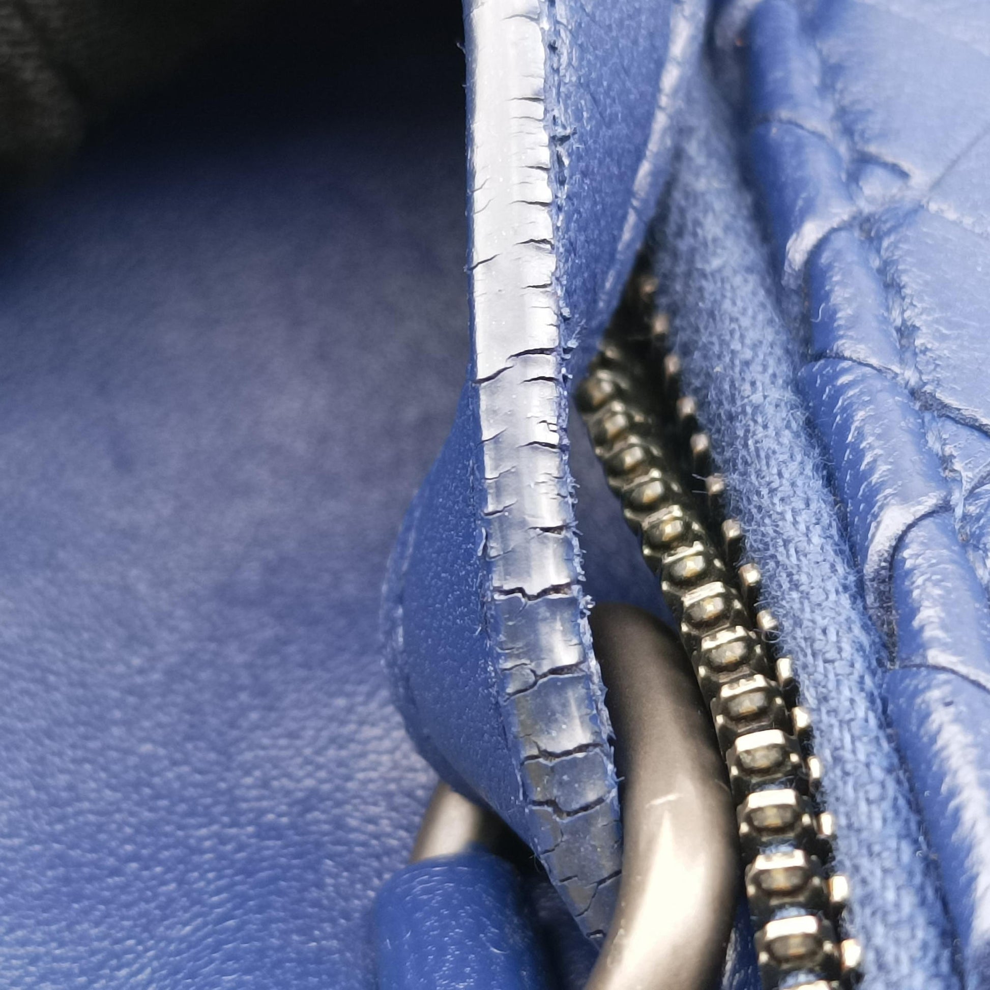 Parachute Intrecciato Purple lambskin B00595587Sパラシュート イントレチャート パープル ラムスキン B00595587S