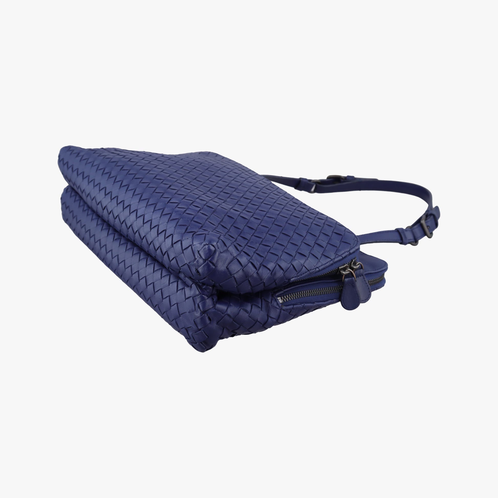 Parachute Intrecciato Purple lambskin B00595587Sパラシュート イントレチャート パープル ラムスキン B00595587S