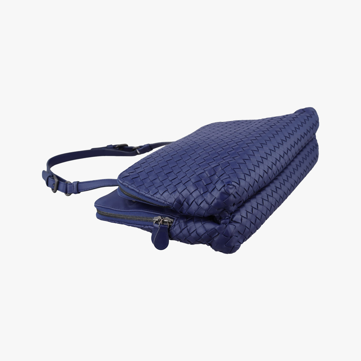 Parachute Intrecciato Purple lambskin B00595587Sパラシュート イントレチャート パープル ラムスキン B00595587S