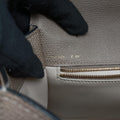 Pre-owned Valextra Iside Grey Calfskin  shoulderbag | stylenewstar