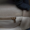 Pre-owned Valextra Iside Grey Calfskin  shoulderbag | stylenewstar