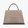 Pre-owned Valextra Iside Grey Calfskin  shoulderbag | stylenewstar