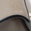 Pre-owned Valextra Iside Grey Calfskin  shoulderbag | stylenewstar