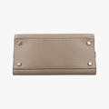 Pre-owned Valextra Iside Grey Calfskin  shoulderbag | stylenewstar
