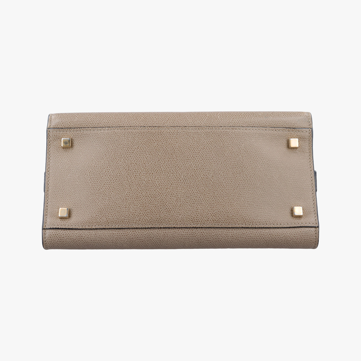 Pre-owned Valextra Iside Grey Calfskin  shoulderbag | stylenewstar
