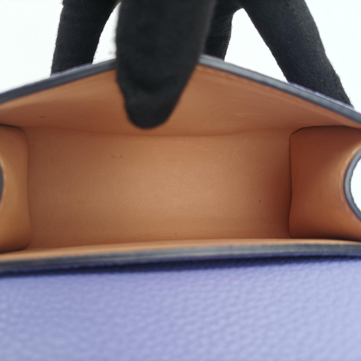 Pre-owned Moynat Rejane Purple leather  shoulderbag | stylenewstar