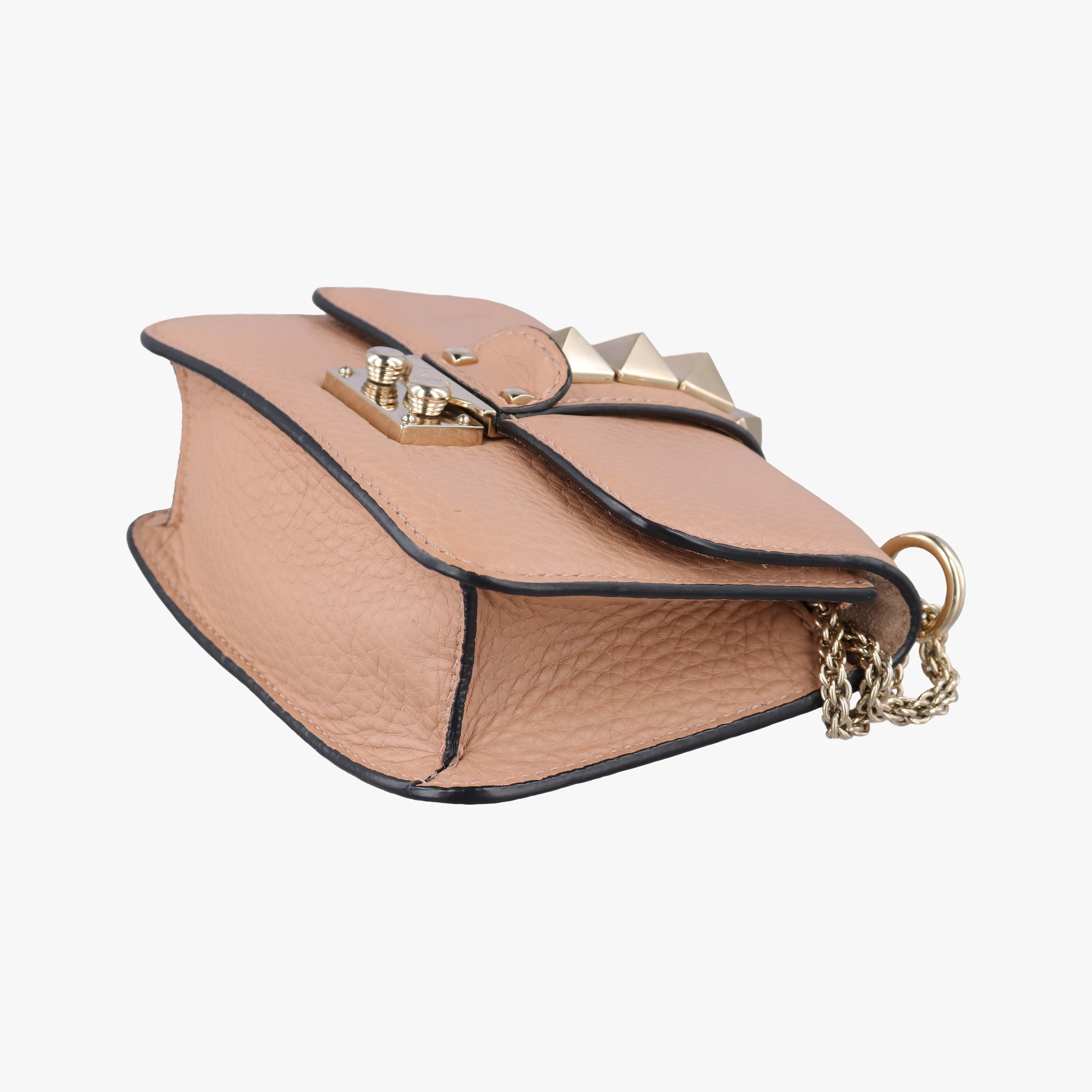 Rockstud Glam Lock Camel Leather BL-K864VSF2ロックスタッズ グラムロック スモール キャメル レザー BL-K864VSF2