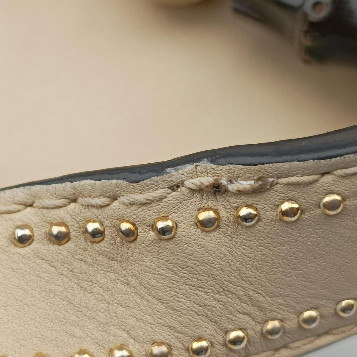 Snaffle Bit Beige Leather 263955 D8803619スナッフルビット ベージュ レザー 263955 D8803619