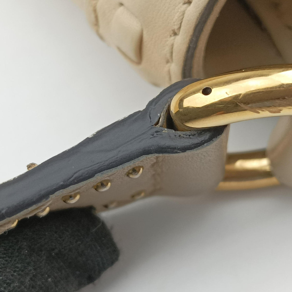 Snaffle Bit Beige Leather 263955 D8803619スナッフルビット ベージュ レザー 263955 D8803619