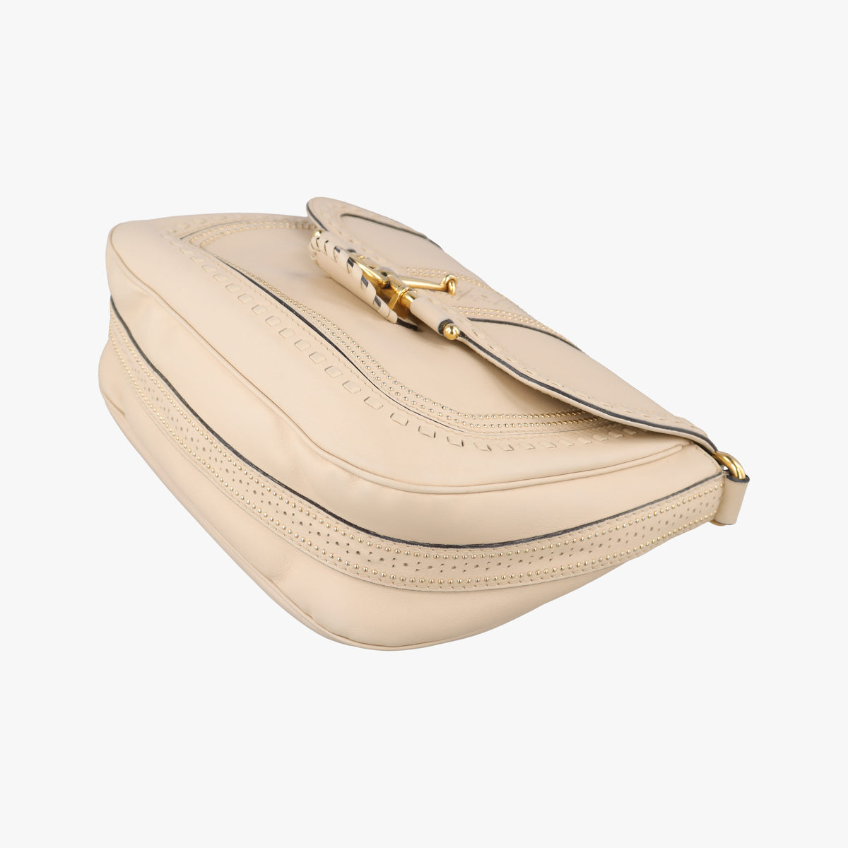 Snaffle Bit Beige Leather 263955 D8803619スナッフルビット ベージュ レザー 263955 D8803619