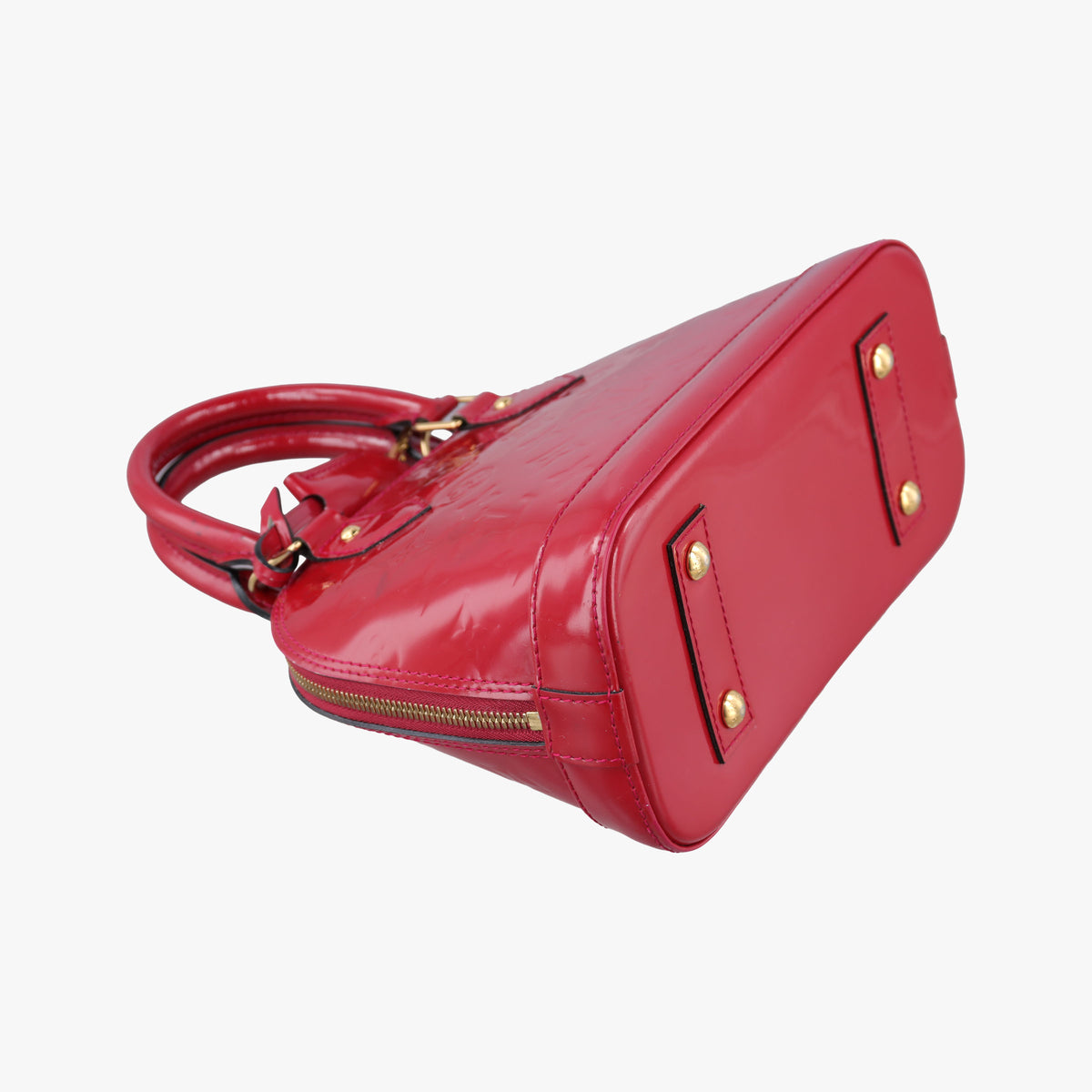 Secondhand Louis Vuitton Alma BB pomme d'amour Vernis M90174 shoulderbag | stylenewstar