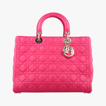 Lady diorRoseLambskin15-BO-0193レディ ディオールローズ ラムスキン15-BO-0193