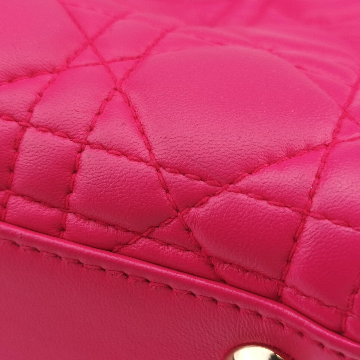 Lady diorRoseLambskin15-BO-0193レディ ディオールローズ ラムスキン15-BO-0193