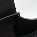 Luggage Micro shopper Black×Yellow×Blue leather×ponyhair W-GA-0164ラゲージマイクロショッパー ブラック×イエロー×ブルー レザー×ハラコ W-GA-0164