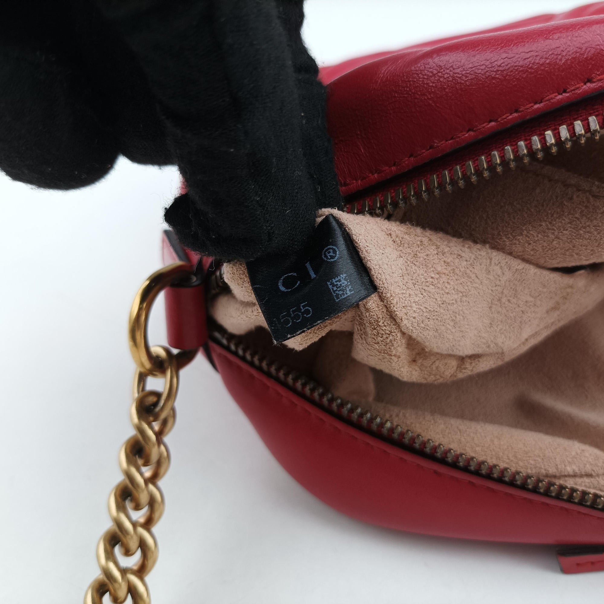 GG Marmont Red Leather 447632 I024554555GGマーモント レッド レザー 447632 I024554555