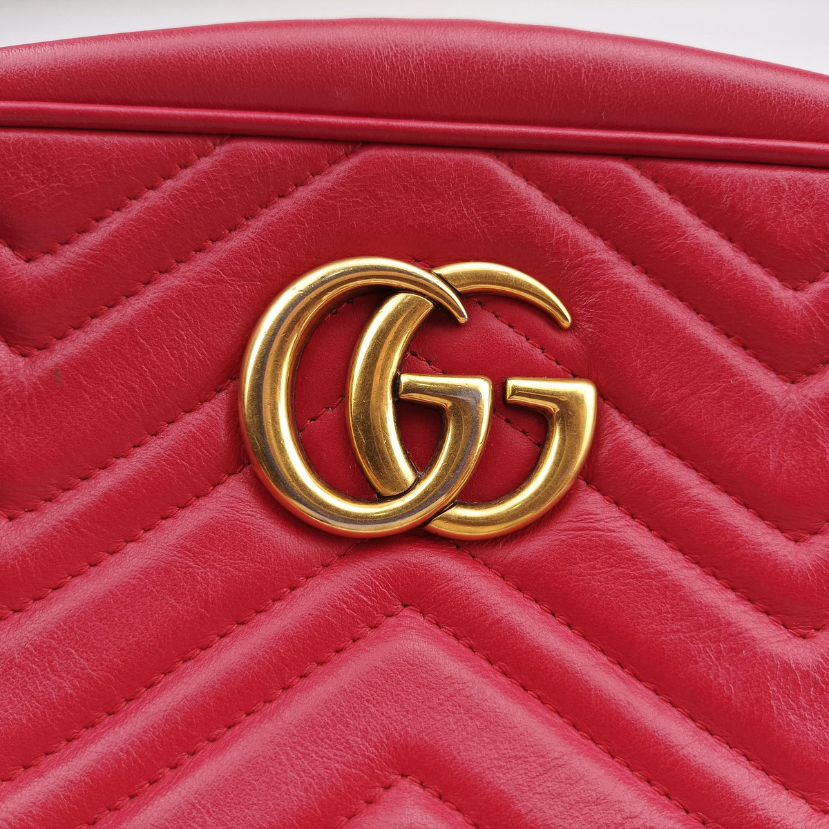 GG Marmont Red Leather 447632 I024554555GGマーモント レッド レザー 447632 I024554555
