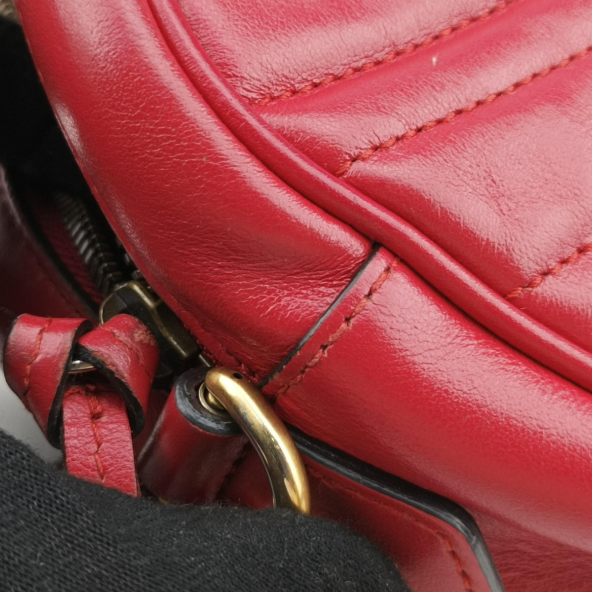 GG Marmont Red Leather 447632 I024554555GGマーモント レッド レザー 447632 I024554555