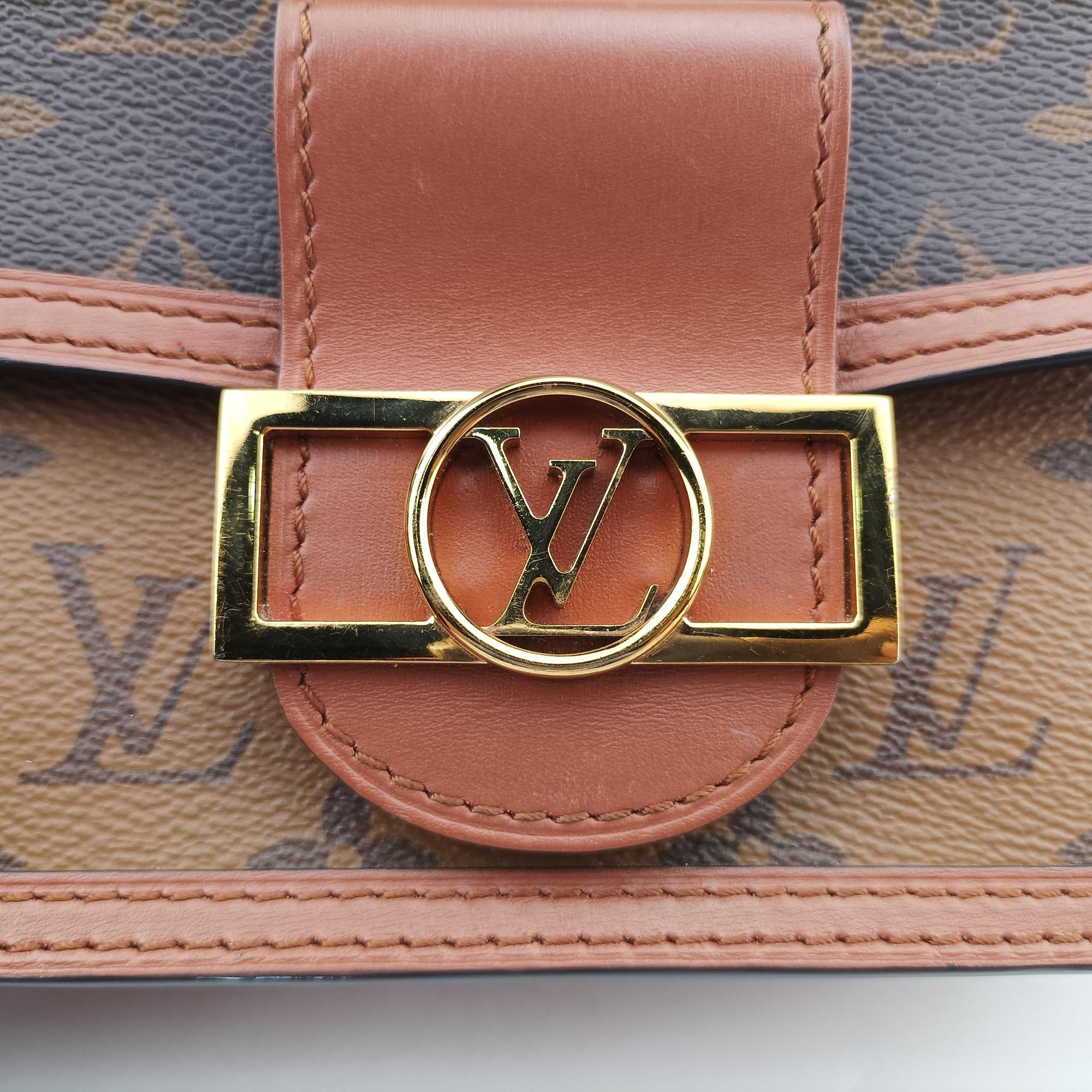 Portefeuille Dauphine Brown Monogram Reverse M68746 IC Chipポルトフォイユ ドーフィーヌ モノグラム/ブラウン モノグラム リバース M68746 ICチップ