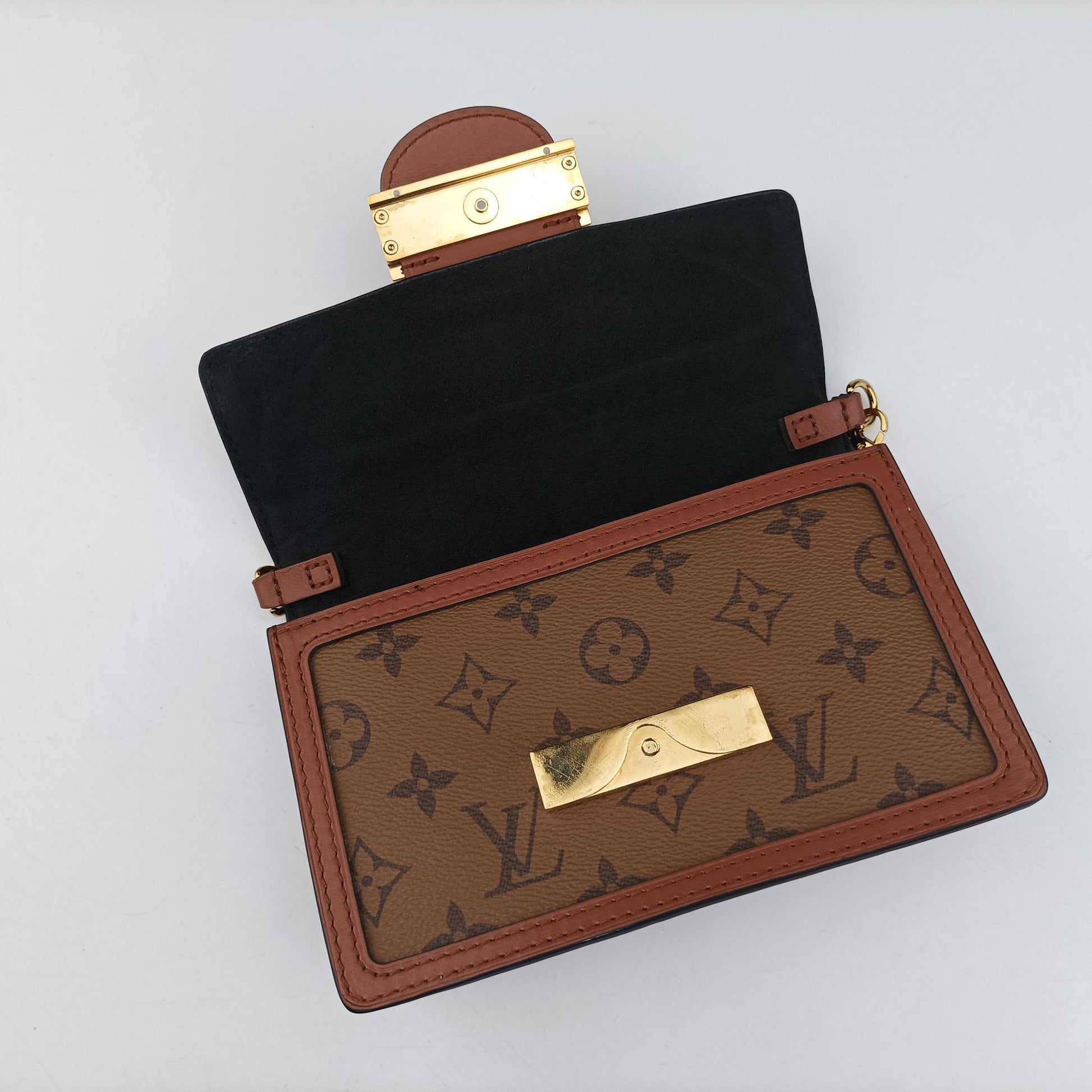 Portefeuille Dauphine Brown Monogram Reverse M68746 IC Chipポルトフォイユ ドーフィーヌ モノグラム/ブラウン モノグラム リバース M68746 ICチップ