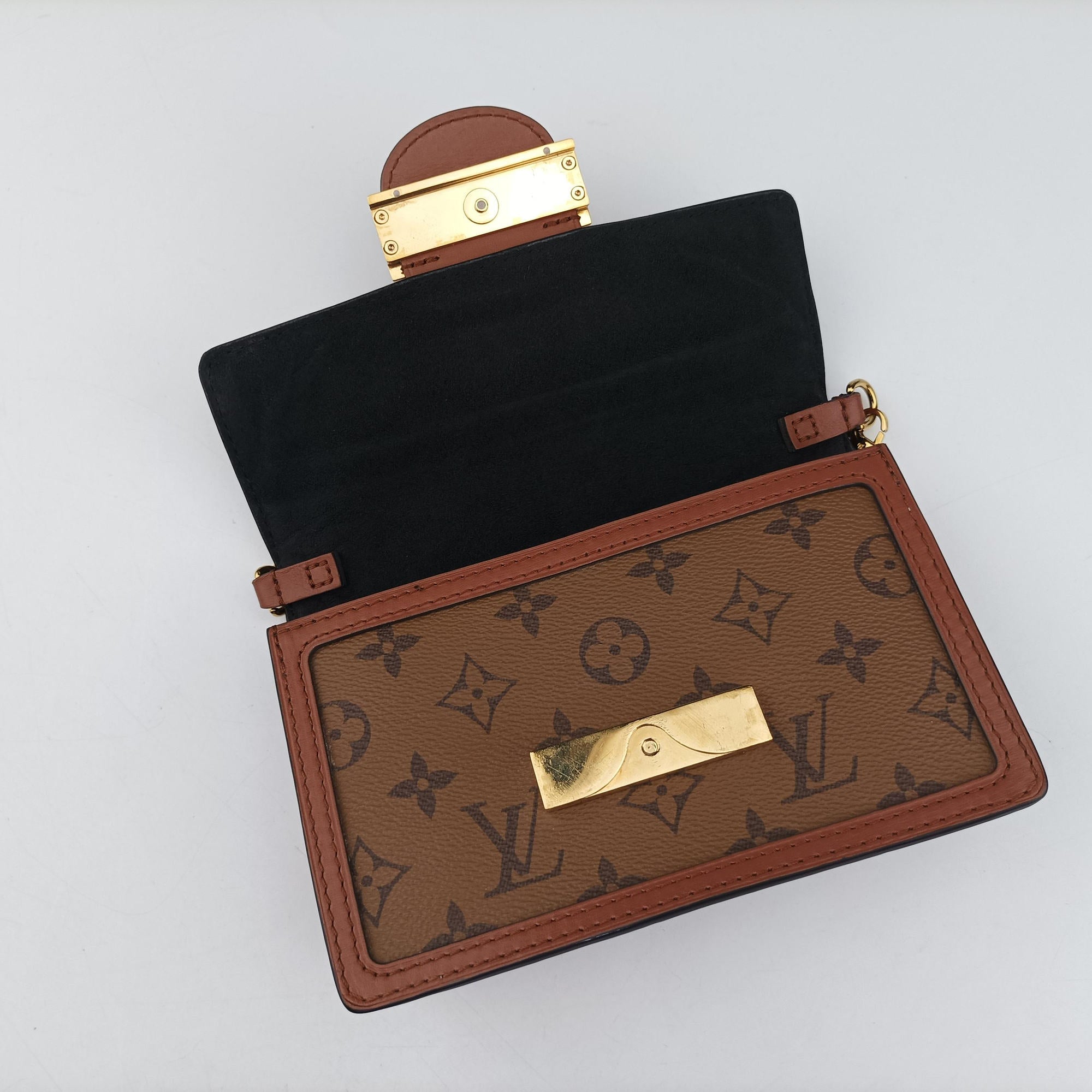 Portefeuille Dauphine Brown Monogram Reverse M68746 IC Chipポルトフォイユ ドーフィーヌ モノグラム/ブラウン モノグラム リバース M68746 ICチップ