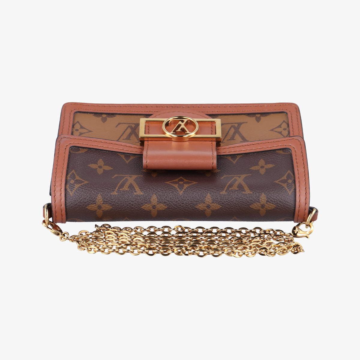 Portefeuille Dauphine Brown Monogram Reverse M68746 IC Chipポルトフォイユ ドーフィーヌ モノグラム/ブラウン モノグラム リバース M68746 ICチップ