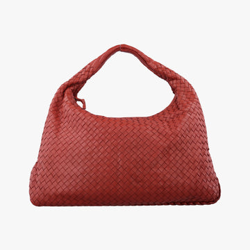 Pre-owned Bottega Veneta Intrecciato Red lambskin  handbag | stylenewstar