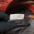 Pre-owned Bottega Veneta Intrecciato Red lambskin  handbag | stylenewstar