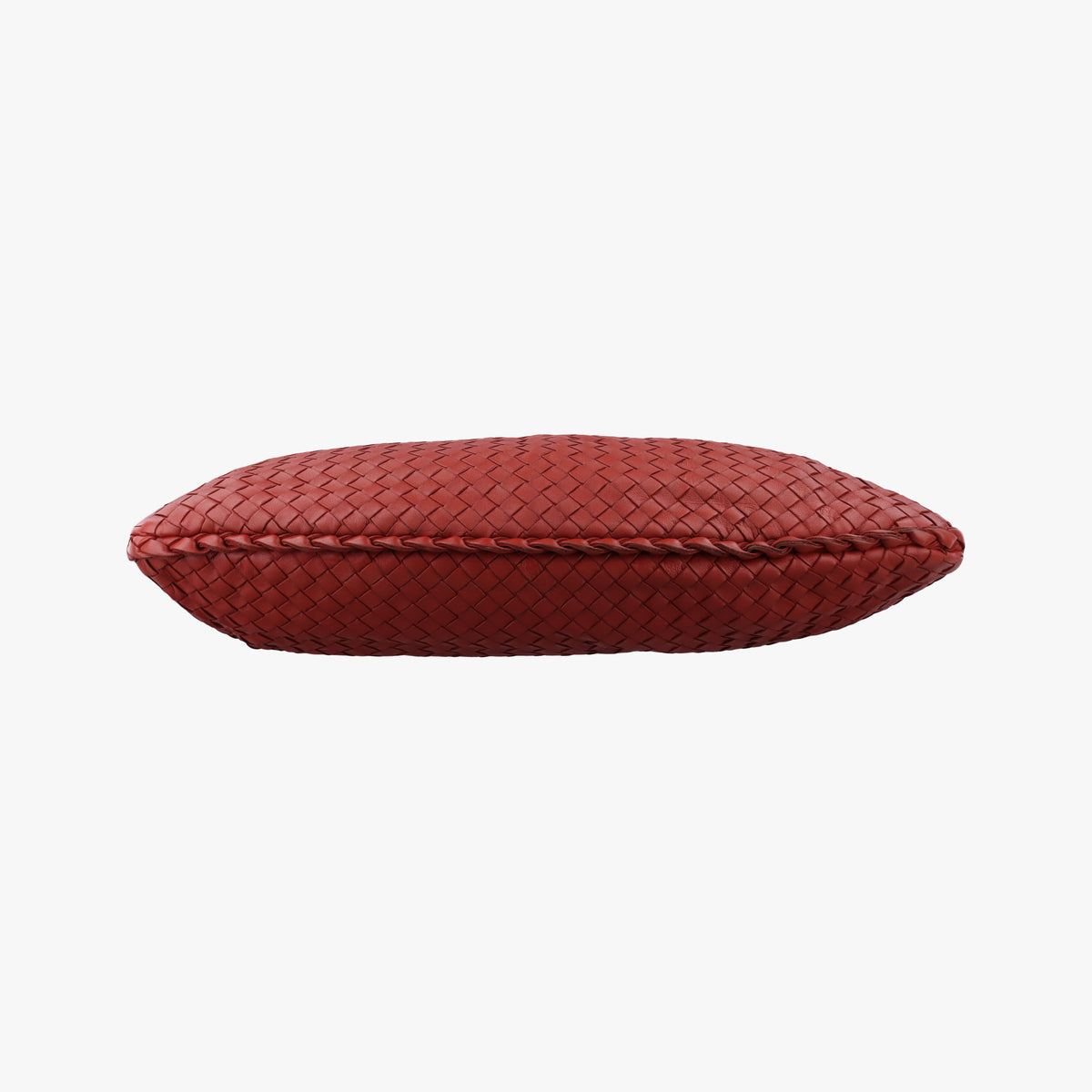 Pre-owned Bottega Veneta Intrecciato Red lambskin  handbag | stylenewstar