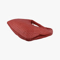 Pre-owned Bottega Veneta Intrecciato Red lambskin  handbag | stylenewstar
