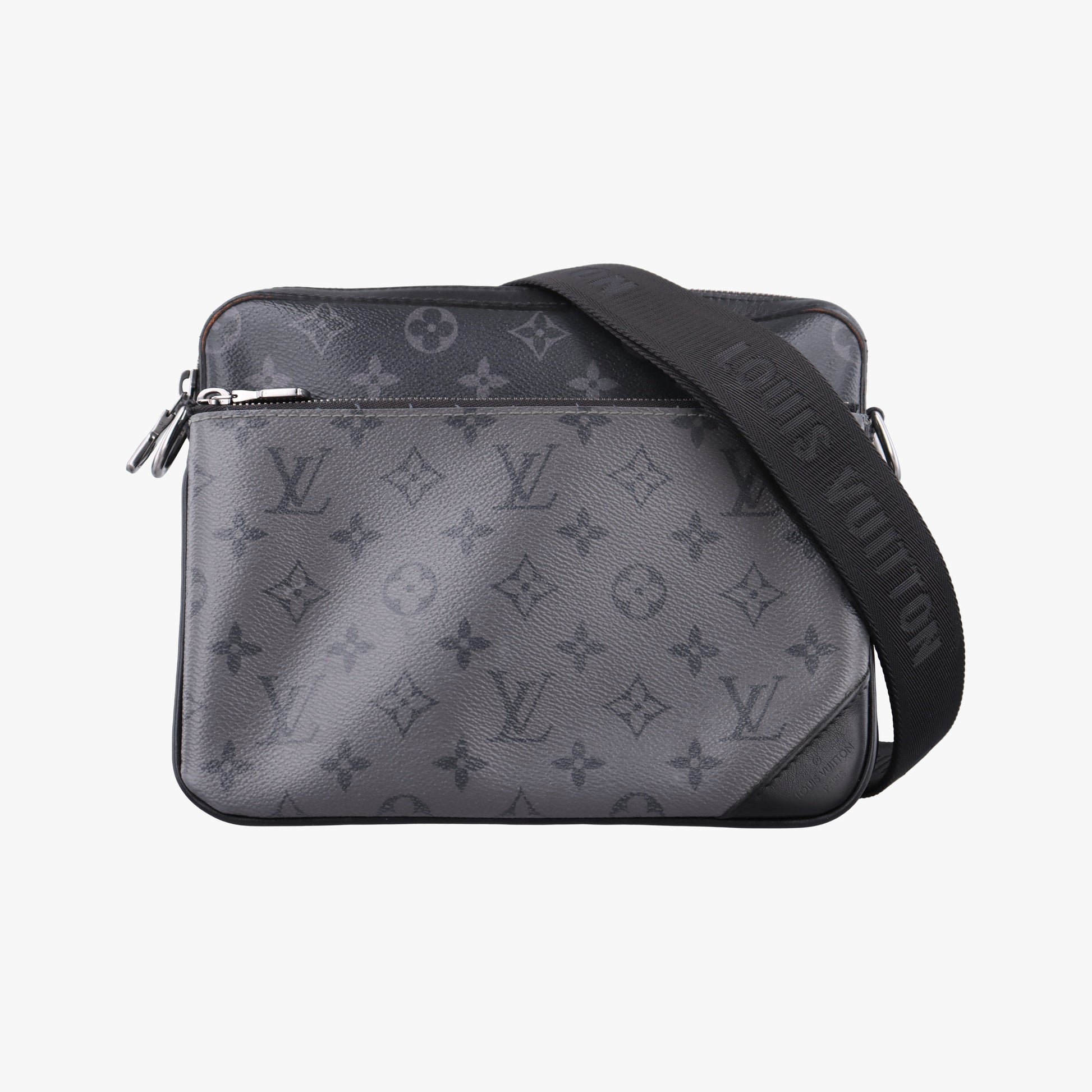 Trio Messenger Gris Monogram Shadow M46603 IC Chipトリオ メッセンジャー グリ モノグラム シャドウ M46603 ICチップ