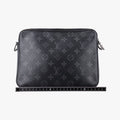 Trio Messenger Gris Monogram Shadow M46603 IC Chipトリオ メッセンジャー グリ モノグラム シャドウ M46603 ICチップ