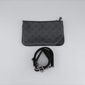 Trio Messenger Gris Monogram Shadow M46603 IC Chipトリオ メッセンジャー グリ モノグラム シャドウ M46603 ICチップ