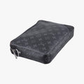 Trio Messenger Gris Monogram Shadow M46603 IC Chipトリオ メッセンジャー グリ モノグラム シャドウ M46603 ICチップ