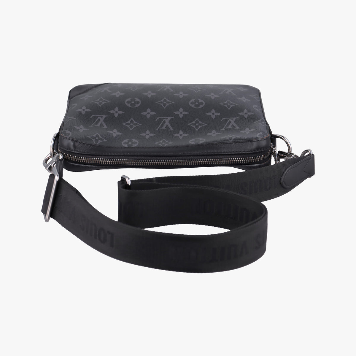 Trio Messenger Gris Monogram Shadow M46603 IC Chipトリオ メッセンジャー グリ モノグラム シャドウ M46603 ICチップ