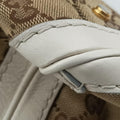 GG Running White×Beige Canvas×Leather 247183 F010861265GGランニング ホワイト×ベージュ キャンバス×レザー 247183 F010861265