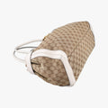 GG Running White×Beige Canvas×Leather 247183 F010861265GGランニング ホワイト×ベージュ キャンバス×レザー 247183 F010861265