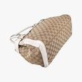GG Running White×Beige Canvas×Leather 247183 F010861265GGランニング ホワイト×ベージュ キャンバス×レザー 247183 F010861265