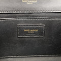Pre-owned Yves Saint Laurent KATE Black velour 474366 shoulderbag | stylenewstar