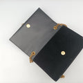 Pre-owned Yves Saint Laurent KATE Black velour 474366 shoulderbag | stylenewstar