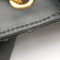 Pre-owned Yves Saint Laurent KATE Black velour 474366 shoulderbag | stylenewstar