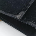 Pre-owned Yves Saint Laurent KATE Black velour 474366 shoulderbag | stylenewstar