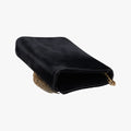 Pre-owned Yves Saint Laurent KATE Black velour 474366 shoulderbag | stylenewstar