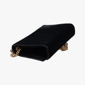 Pre-owned Yves Saint Laurent KATE Black velour 474366 shoulderbag | stylenewstar