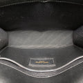 Pre-owned Yves Saint Laurent KATE Black velour 474366 shoulderbag | stylenewstar
