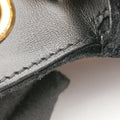 Pre-owned Yves Saint Laurent VICKY Black velour 538439 shoulderbag | stylenewstar